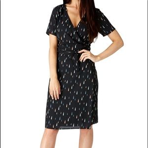 Aura Raindrop Wrap Dress